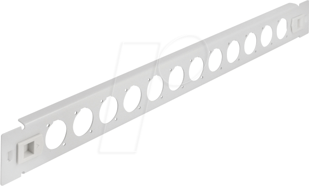 DELOCK 66902 - 19'' D-Typ Patchpanel 12 Port werkzeugfrei grau