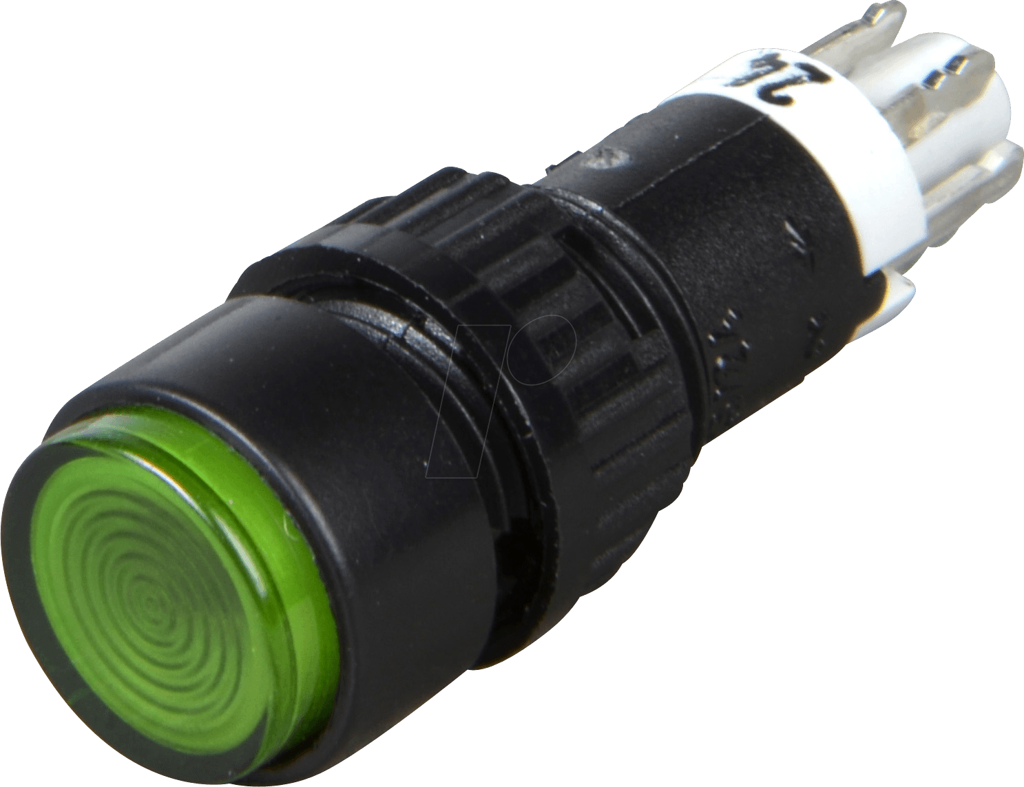 RAFI 106.1510 - Drucktaster 0,5A-24VAC 1Ö/1S Ø11/9,1mm Glühl. gn