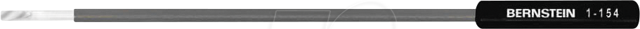 Thumbnail - BERN 1 154 - Abgleichschraubendreher, Kunststoff, Schlitz, 3x0,7x130 mm