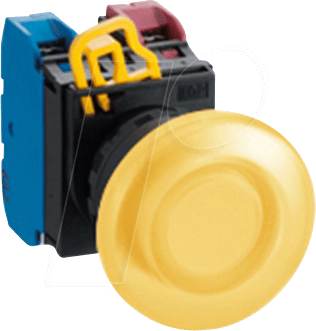 ID YW1LM4E10QM3Y - Beleuchteter Einbautaster YW, 40 mm , 1 NO, schwarz