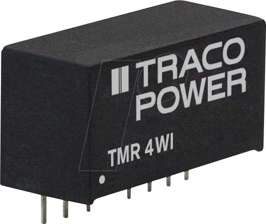 TMR 4-2423WI - DC/DC-Wandler TMR 4WI, 4 W, 9-36/±15,0 VDC, SIL-8