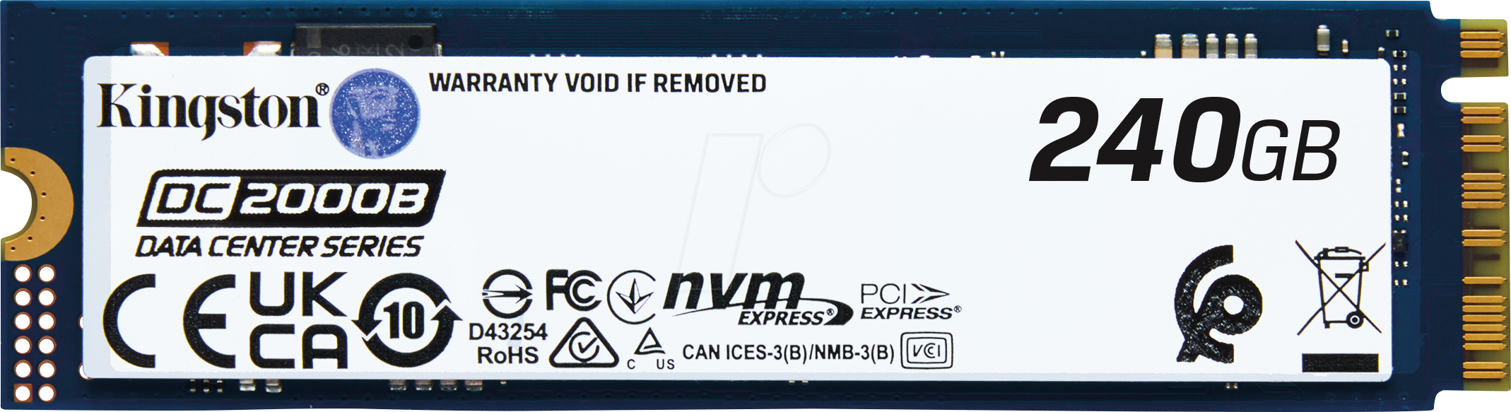 SEDC2000BM8/240G - Kingston DC2000B PCIe 4.0 NVMe M.2, 240 GB