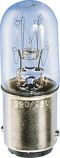 BARTH 100010 - Röhrenlampe 16x45 24V 5W BA15d