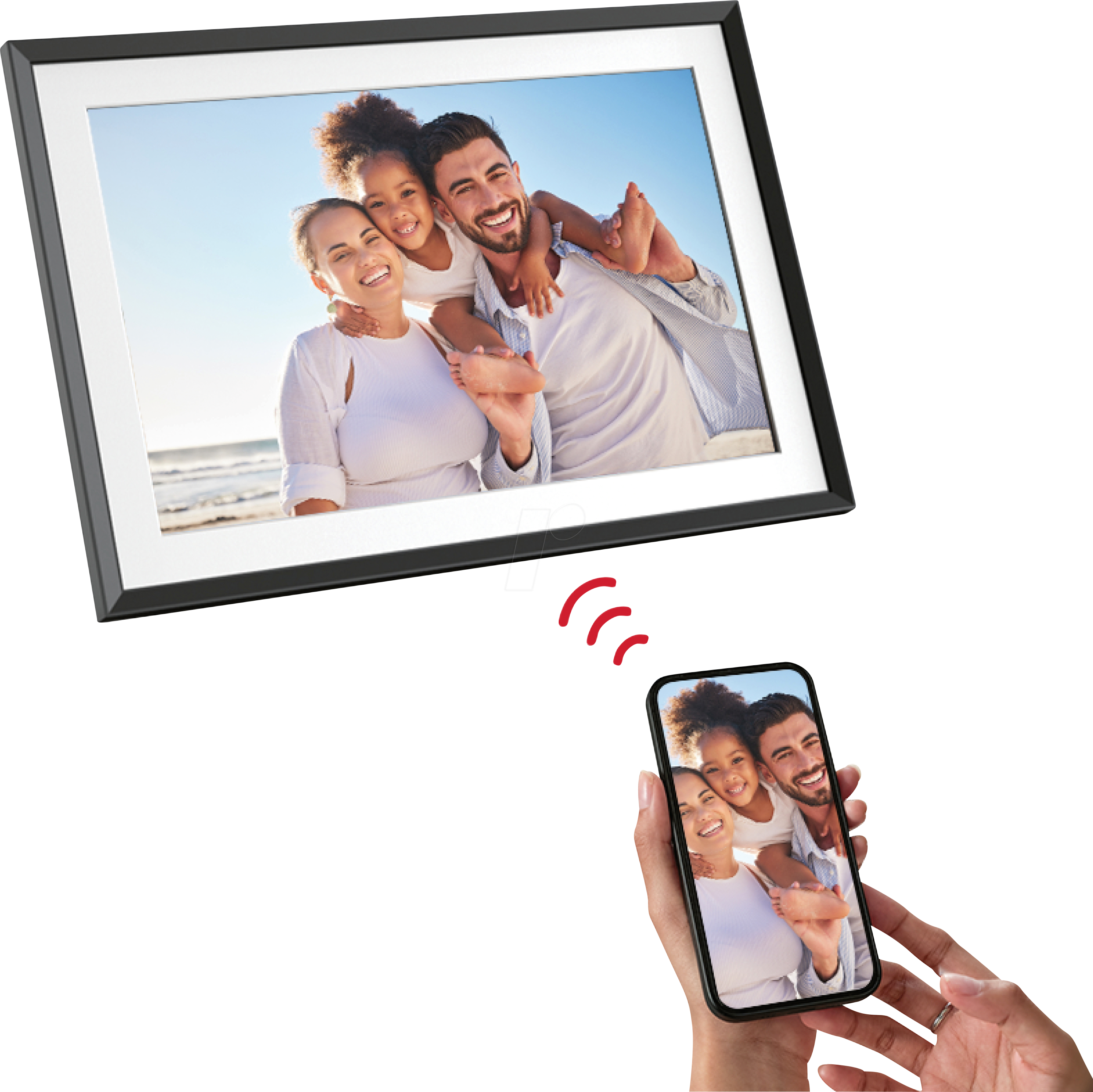 AGFA APF1000WIFI - Digitaler Bilderrahmen, 25,4cm, mit Wi-Fi