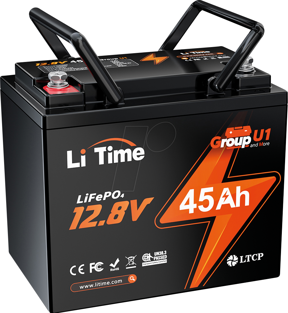 LI12-45 U1 - Lithium-Akku, LiFePO4, 12,8 V, 45 Ah, U1