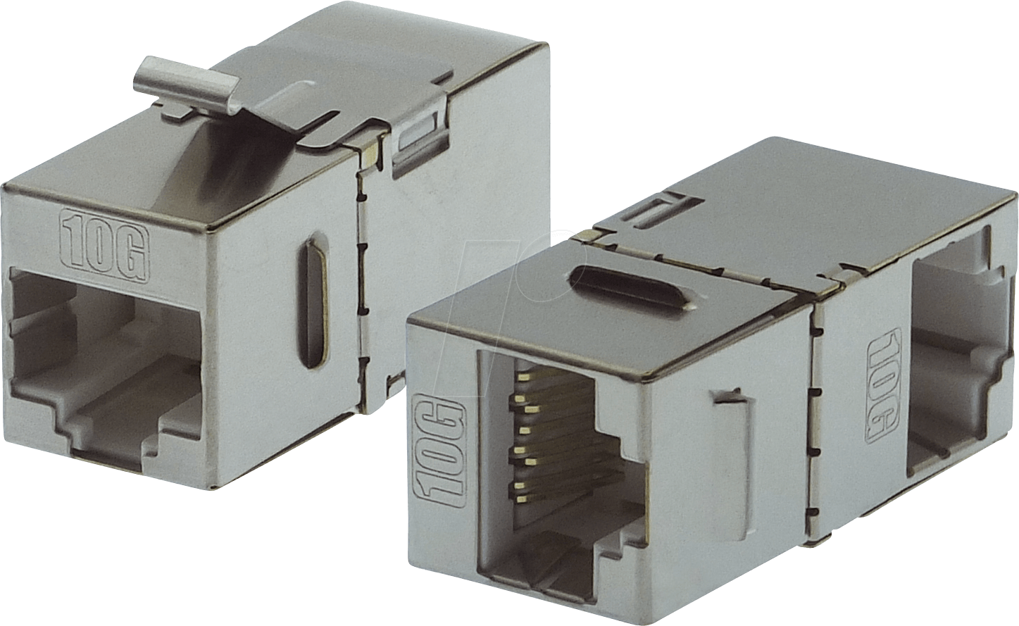 TTL 1806 - Cat.6A 90°/180° Buchse/Buchse Keystone Jack