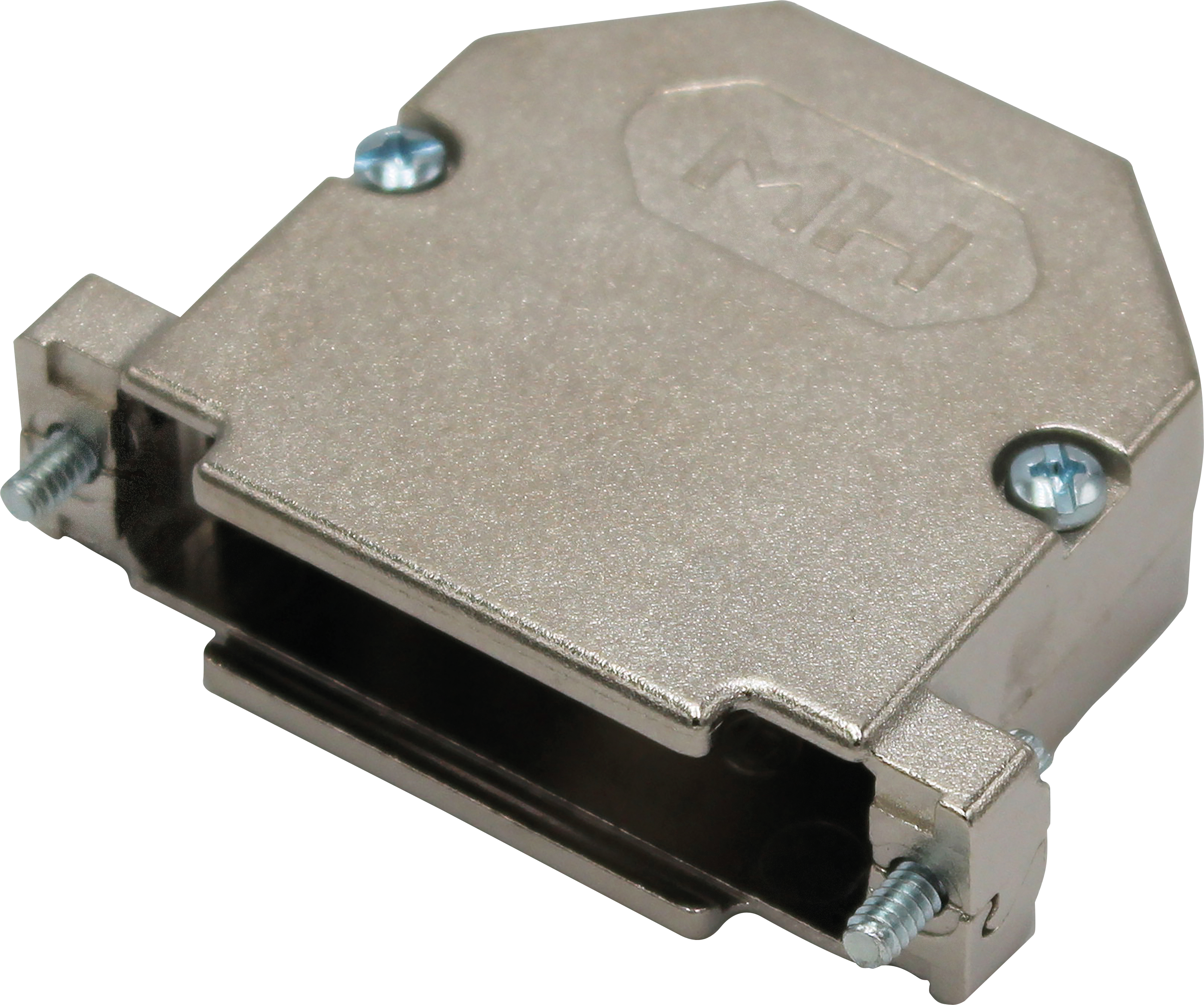 MHDU45ZK25-K - D-Sub Kappe, 25-polig, gewinkelt, silber