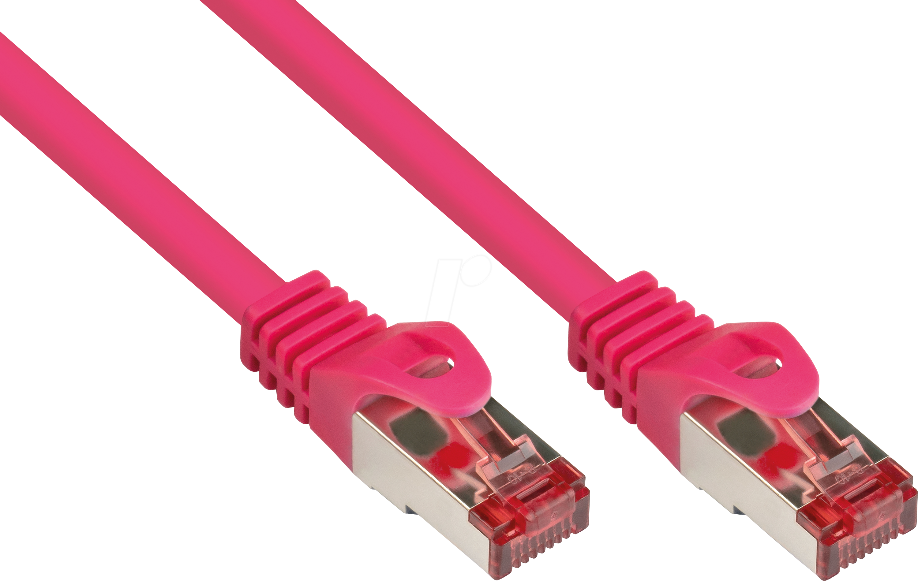 Thumbnail - GC 8060-005M - Patchkabel Cat.6, S/FTP PiMF, 250 MHz, magenta, 0,5 m