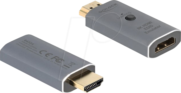 DELOCK 64324 - HDMI EDID Emulator, 8K 60Hz