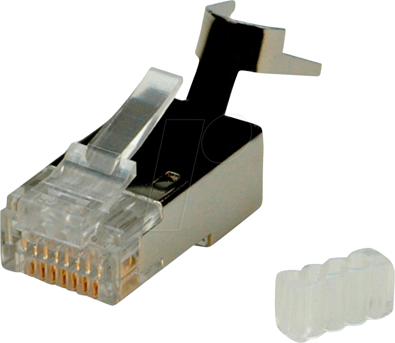 Thumbnail - ROLINE 21173063 - Modularstecker Cat.6 geschirmt, 10er Pack