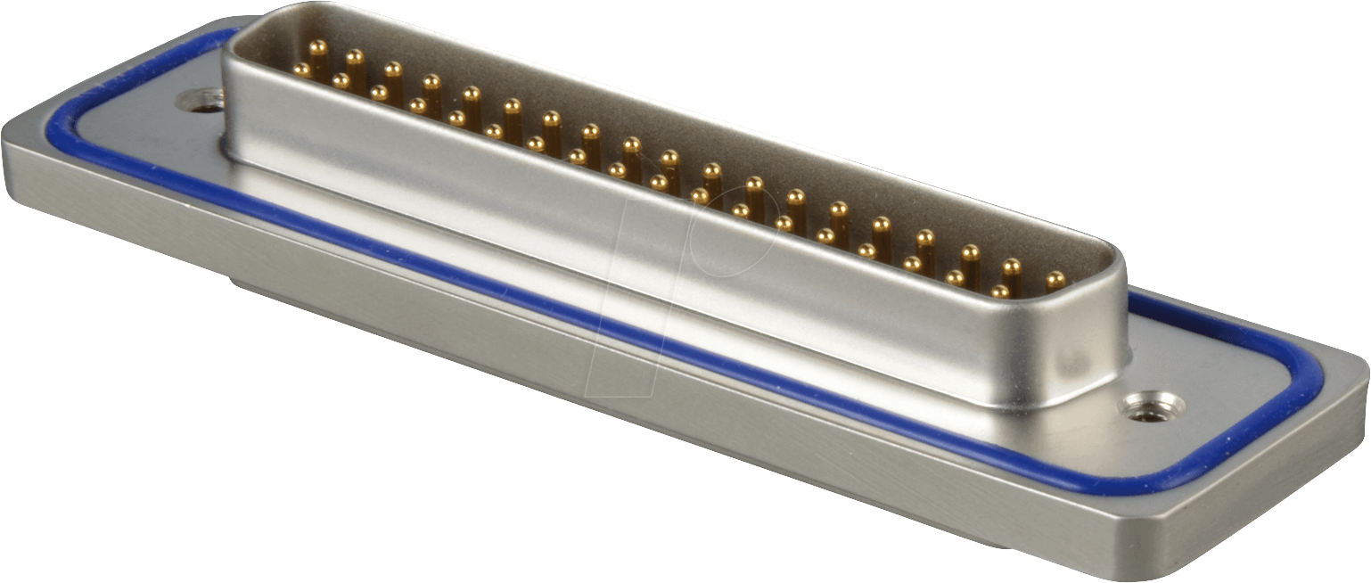 D-SUB ST 37 IPS - D-SUB-Stecker,37-polig,Lötkelch,IP67 Solid,gedr.