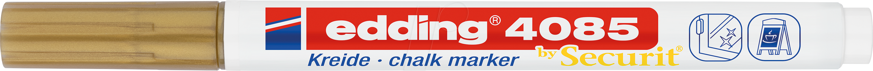EDDING 4085GO - Kreidemarker, 1 mm - 2 mm, gold