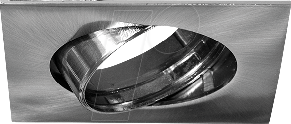 BLULAXA 48461 - Einbaurahmen LED GU10 Edelstahl quadratisch schwenkbar