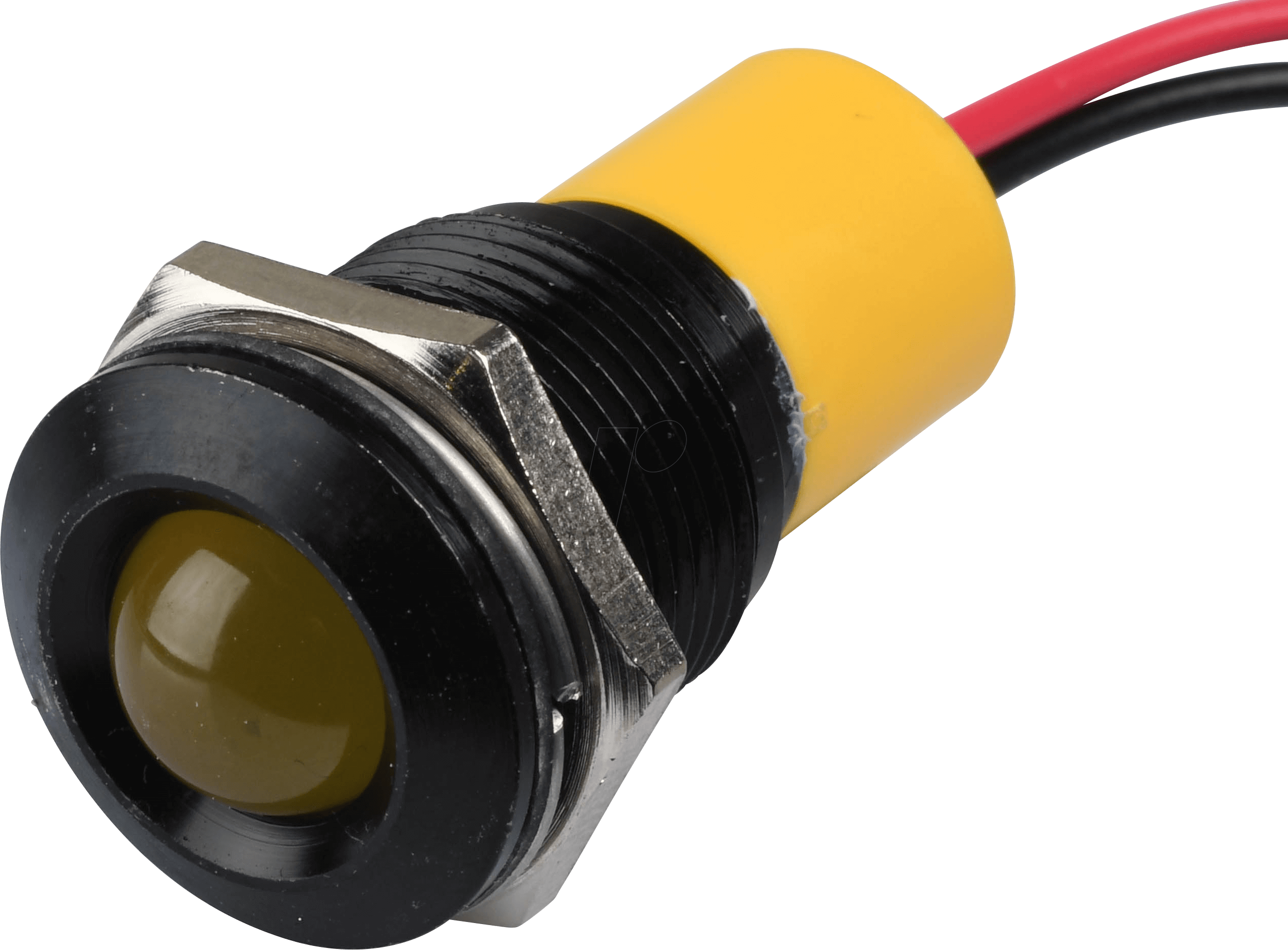 APM Q16P3B Y24E - LED-Signalleuchte, gelb, 24 V, Ø 16 mm, vorstehend, bedrahtet