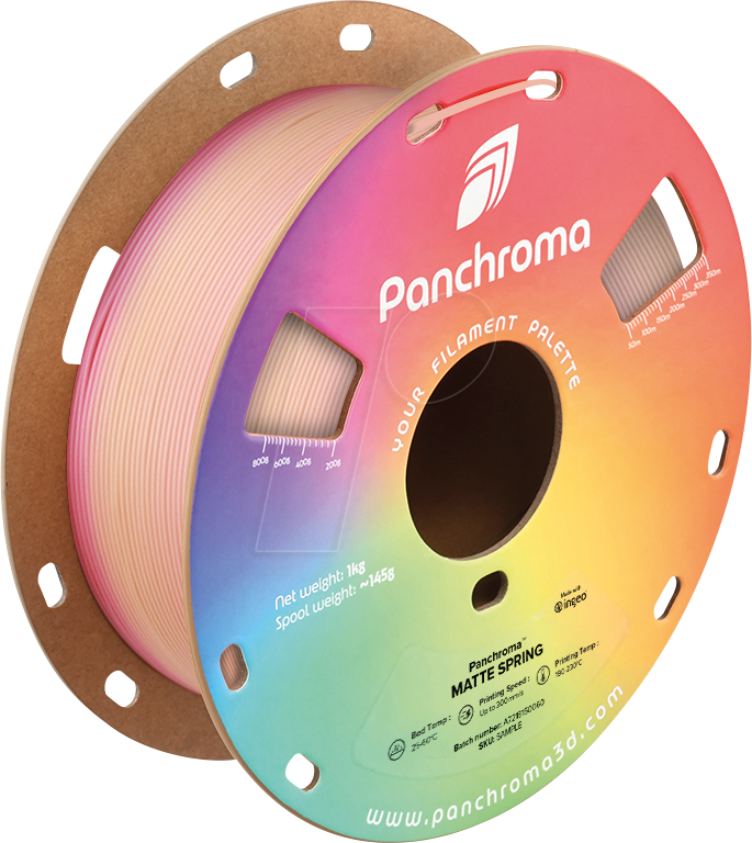 POLYMAKER CA4056 - Filament, Panchroma PLA, Gradient Matte Spring, 1,75 mm, 1 kg
