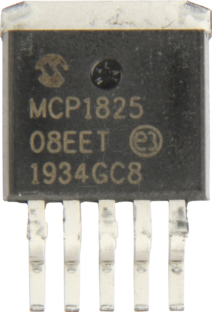 Thumbnail - MCP1825-0802T - LDO-Regler, Uin 2,6..6,0V, Uout 0,8V, DDPAK-5