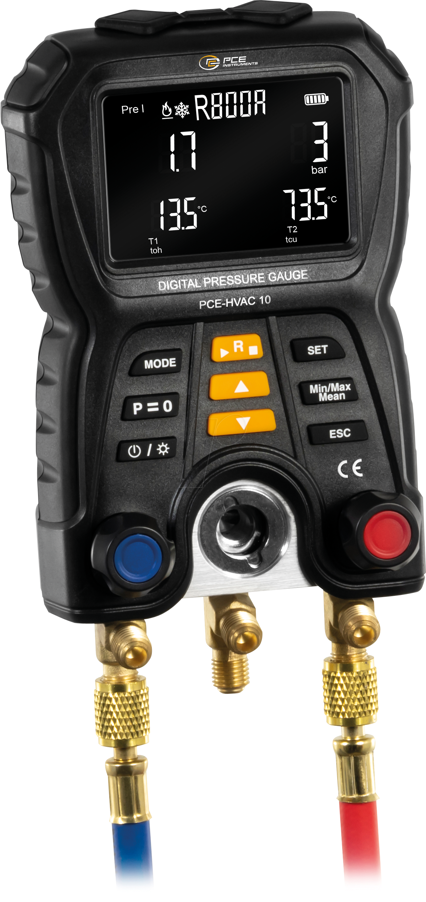 Thumbnail - PCE HVAC 10 - Monteurhilfe PCE-HVAC 10, -1 ... +60 bar