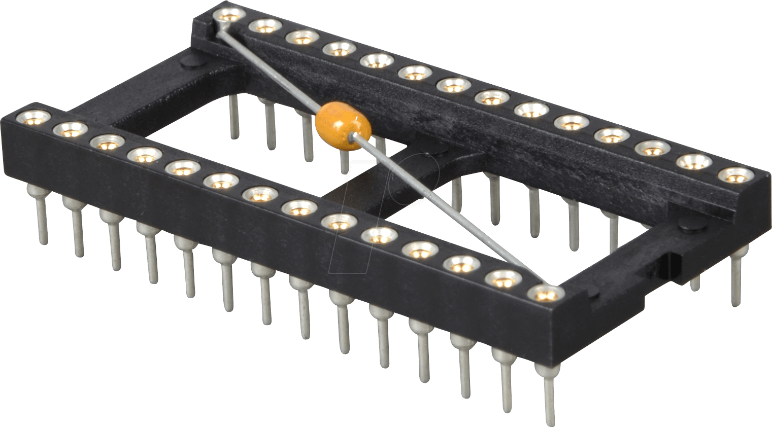 GS-KO 28P - IC-Sockel, 28-polig, mit Abblockkondensator