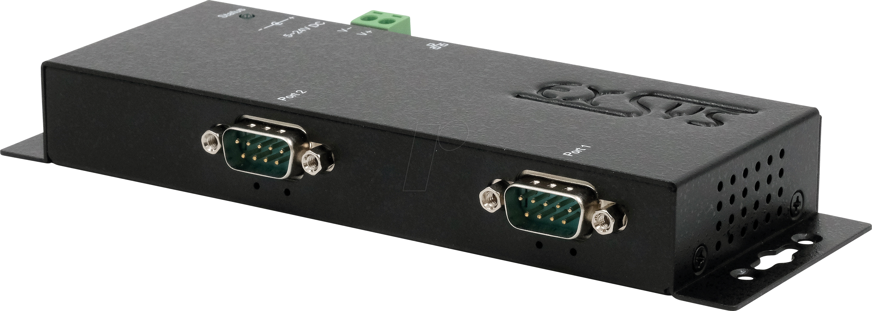 EXSYS EX6122-2 - Geräteserver, 1x RJ45, 2x RS-232/422/485