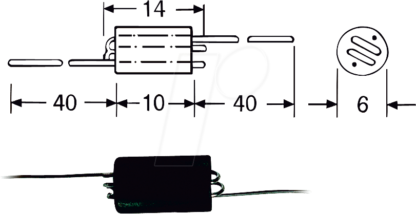 06H-75 - Breitbanddrosselspule 0,75kOhm