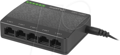 LBG DSP11005 - Switch, 5-Port, Gigabit Ethernet