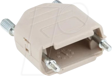 MHDPPK9-DE-K - D-Sub Kappe, 9-polig, gerade, grau