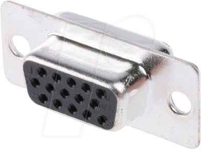 MHHDS15-F-N-B-S - D-SUB-Buchse, 15-polig, gestanzte Kontakte