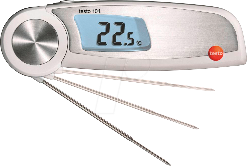 TESTO 0563 0104 - Digital-Einstechthermometer testo 104, -50 bis +250 °C, IP65