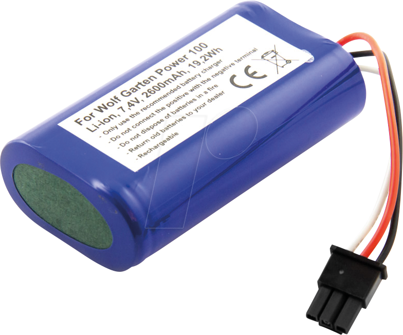 AKKU 31277 - Ersatzakku, Wolf Garten Power 100, Li-Ion, 2600 mAh