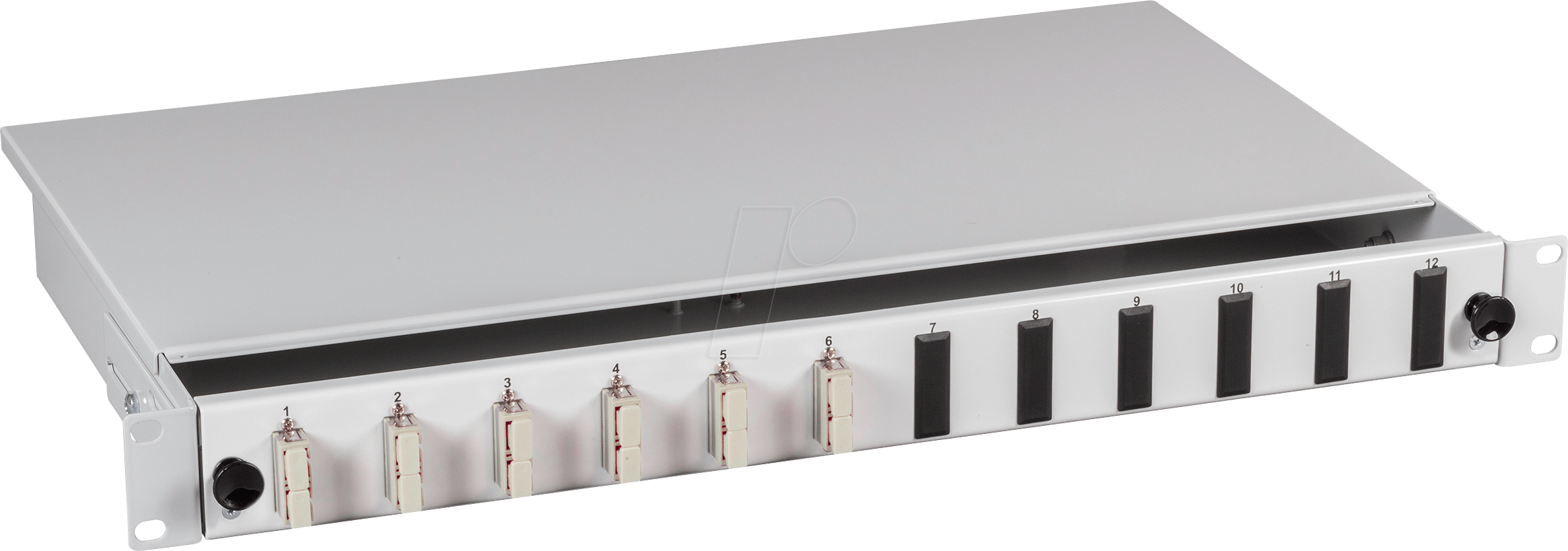 B70203-12 - Spleißbox SC/SC 12 Pigtails / 6 Kupplungen