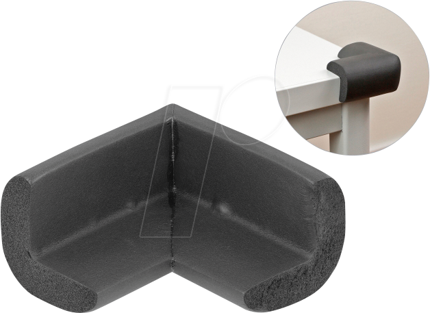 DELOCK 18396 - Schaumstoff Kantenschutz selbstklebend 56 x 56 x 33 mm