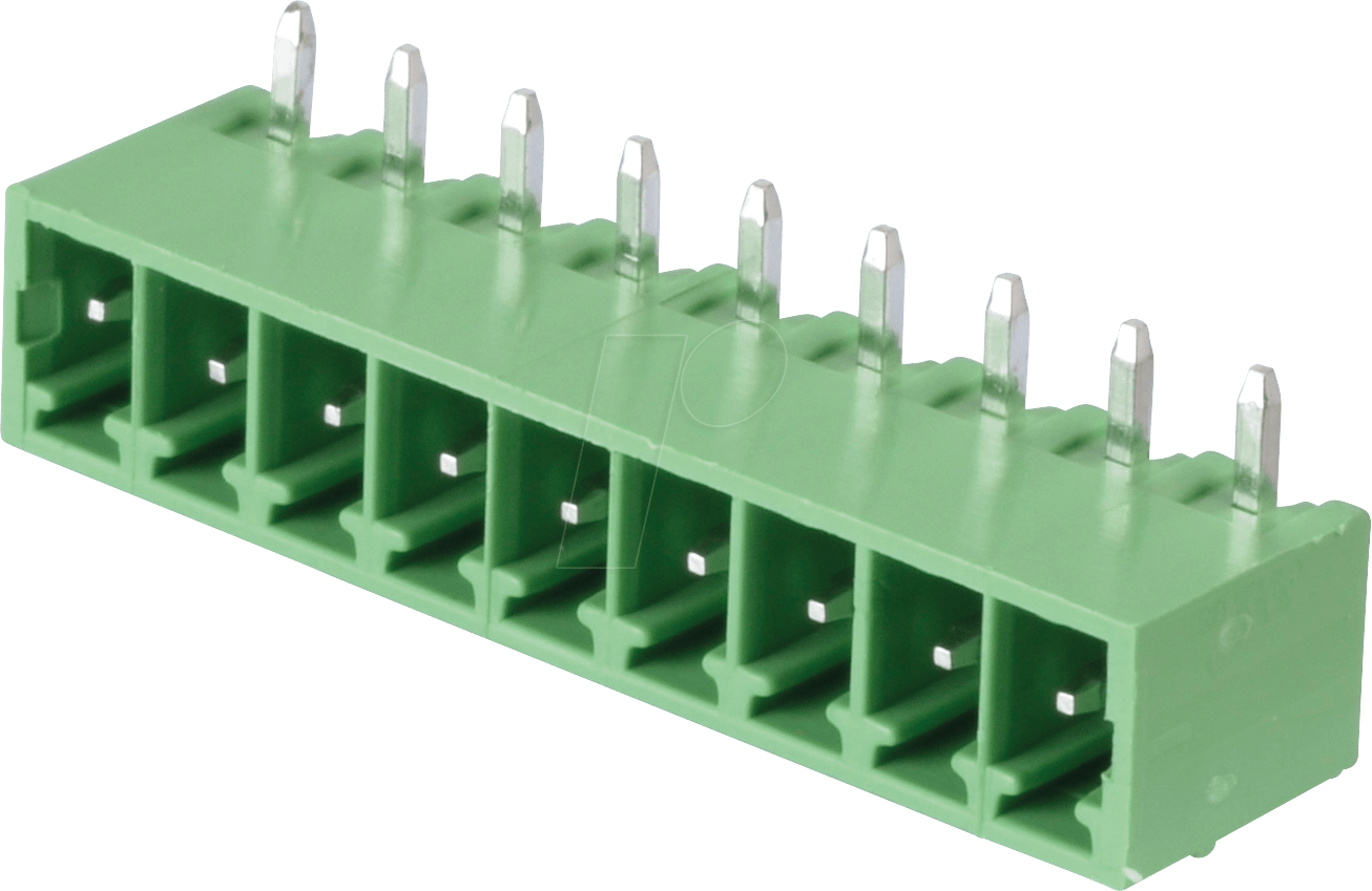 Thumbnail - CTB932HE-9 - Stiftleiste - 9-pol, RM 3,81 mm, 90°