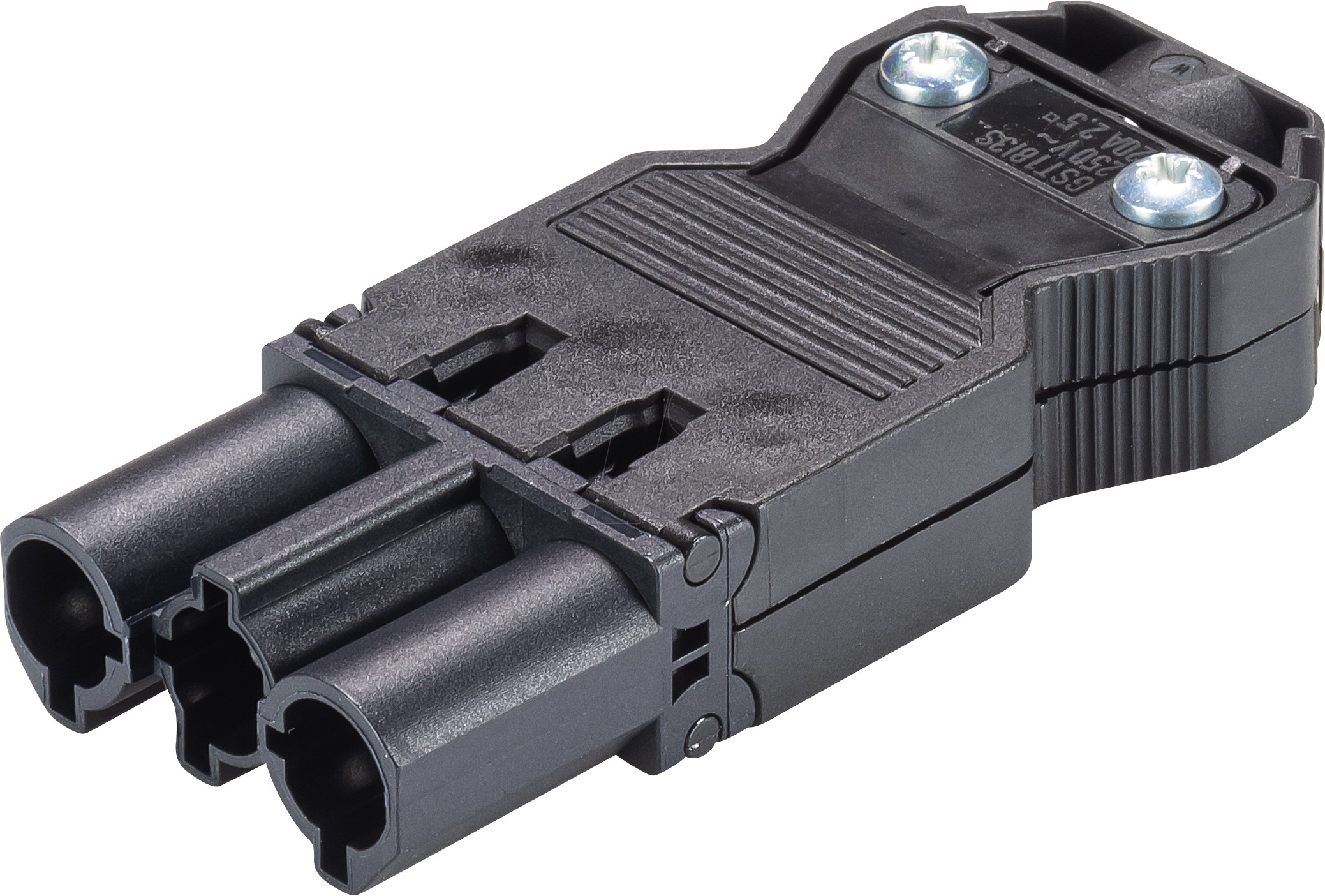 GST 18-3S S1Z-SW - Stecker - 3-polig, schwarz, Schraubanschluss