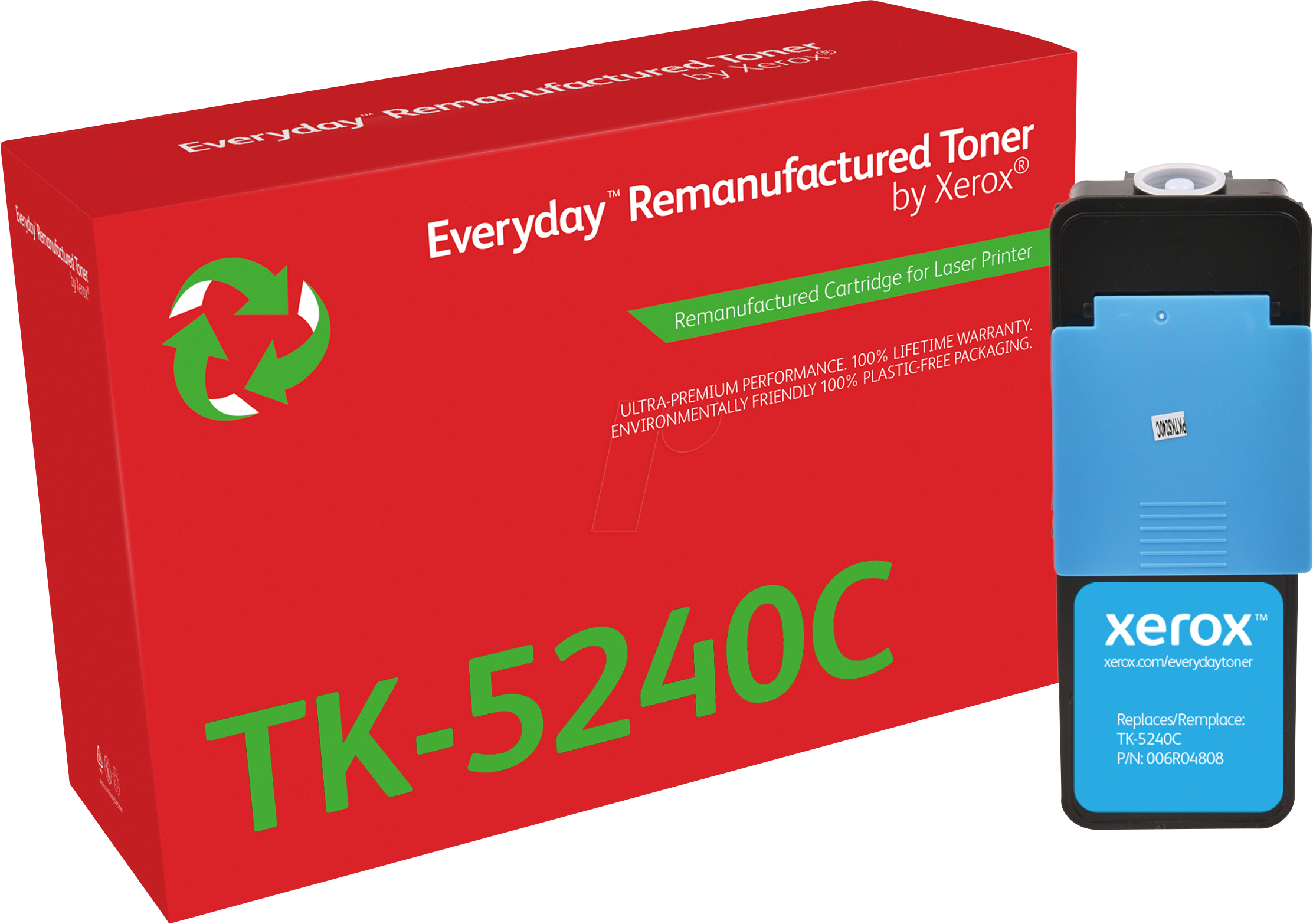 XEROX 006R04808 - Toner, Kyocera, cyan, TK-5240C, rebuilt