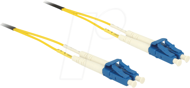 DELOCK 84599 - Duplex-LWL, LC/LC, 09/125µ, 1 m, OS2