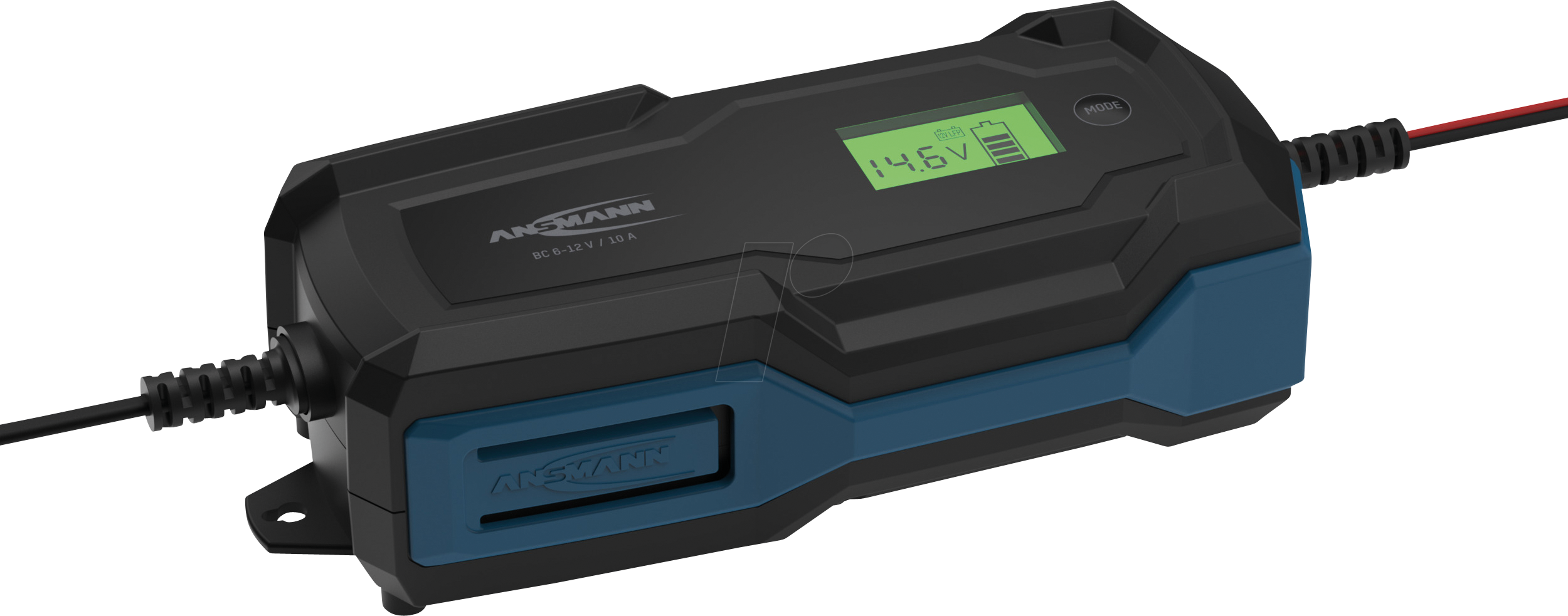 ANS BC 6-12V-10A - Automatik-Ladegerät für Blei-, Lithiumakkus, IP65, 6 - 12 V / 10