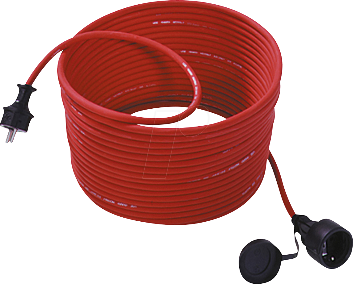 Thumbnail - BACH 343.373 - Verlängerungskabel 15 m, H05VV-F, rot