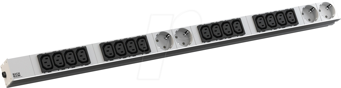 BACH 800.2335 - PDU, 1HE, 16x C13, 4x Schutzkontakt