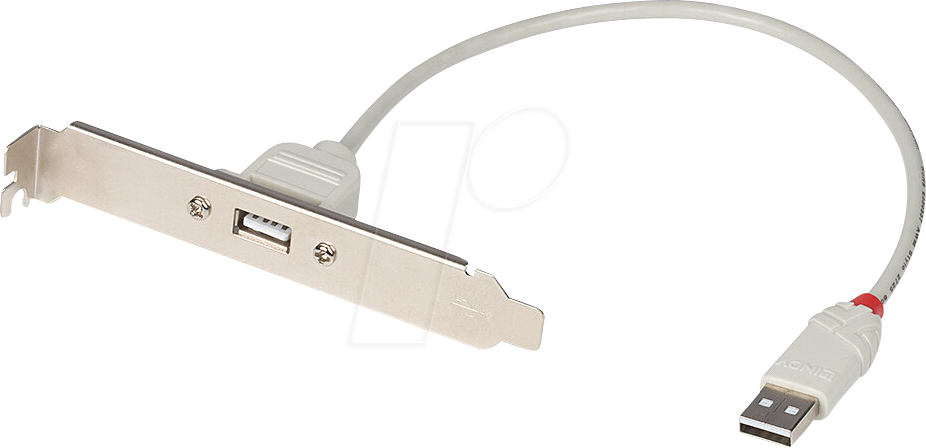 LINDY 33123 - Slotblech 1x USB 2.0 Typ-A™ Port
