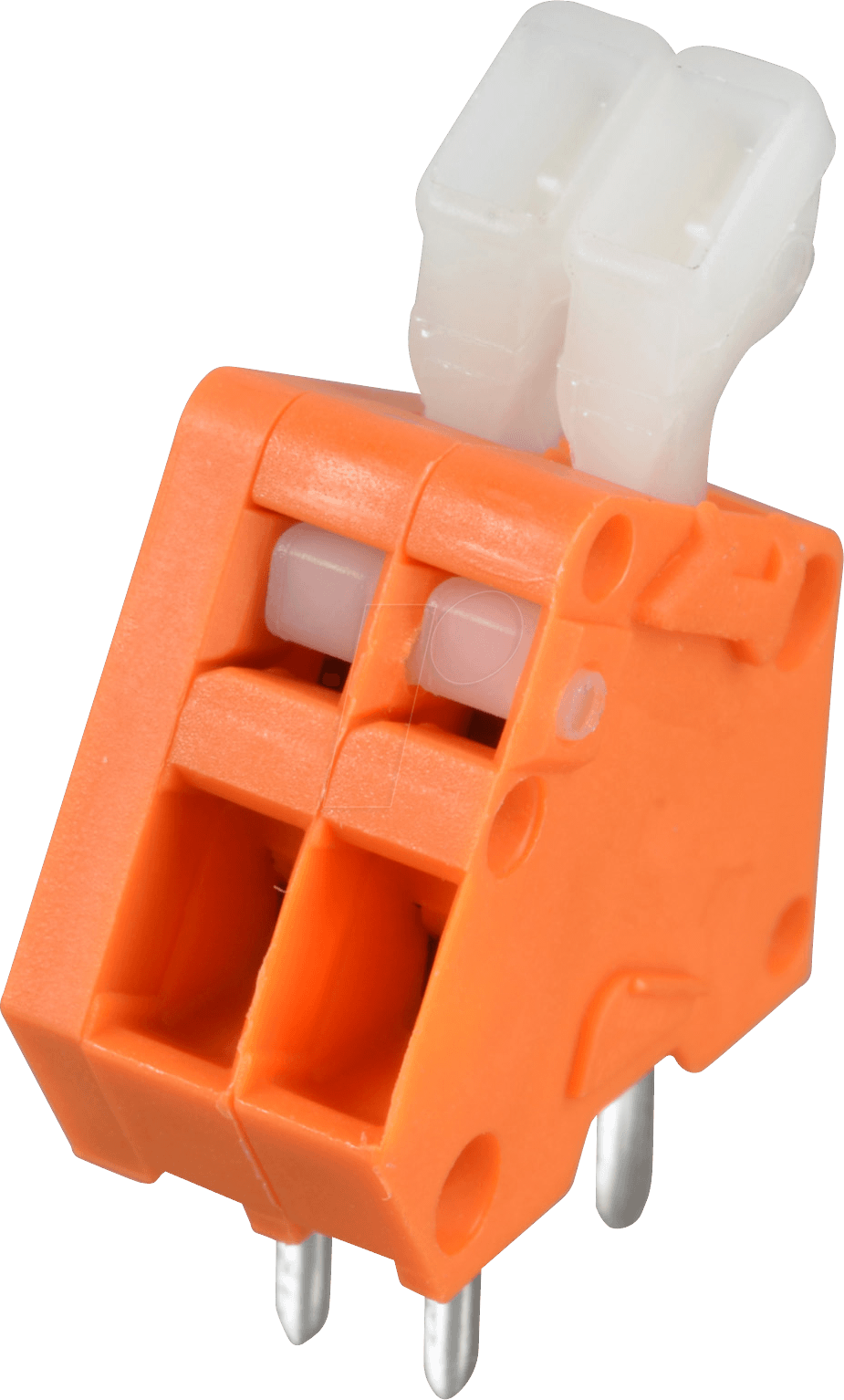 WAGO 233-502 - Klemmleiste, RM 2,54, Öffnungshebel, 2-polig