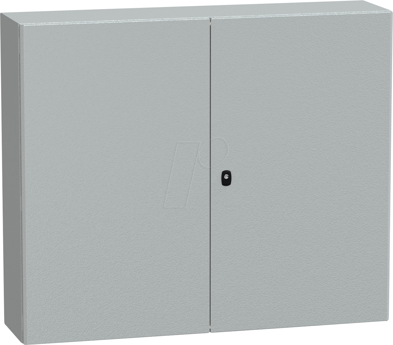 NSYS3D101230DP - Stahlgehäuse S3D 2 Volltüren Montageplatte 1000 x 1200 x 300