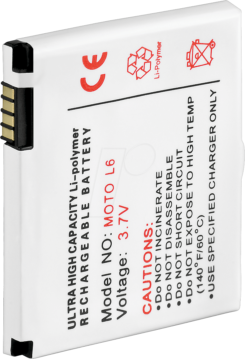 HCP M7-LI - Ersatzakku für Motorola, KZRZ / L6 / L7 / V3x, Li-Ion, 850 mAh