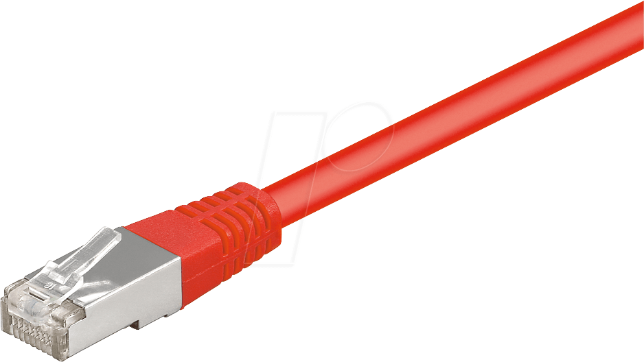 PATCHKABEL 1,5RT - 1,5 m Cat.5e-Kabel, rot, Netzwerkkabel RJ45