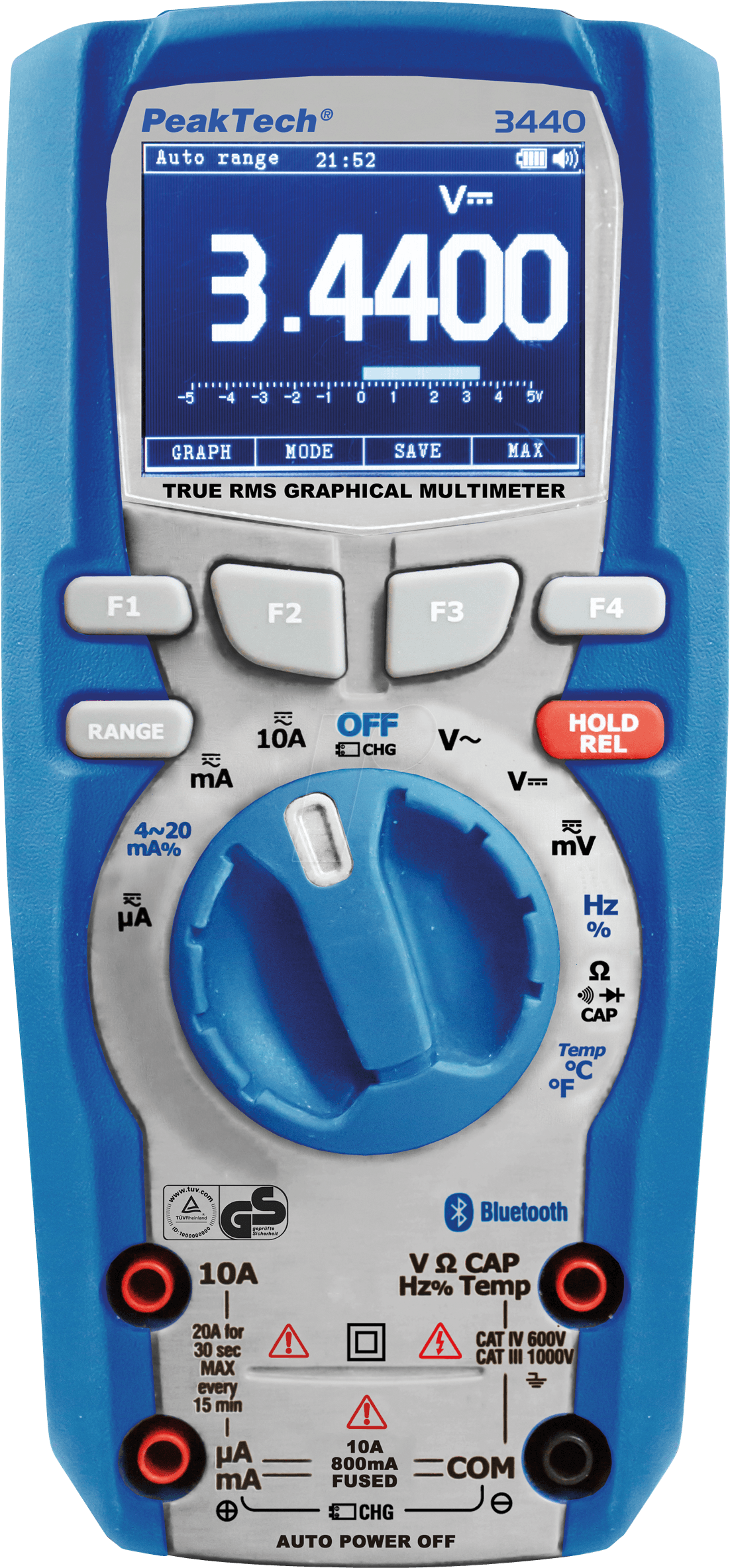 PEAKTECH 3440 - Multimeter, digital, 49999 Counts, grafisch