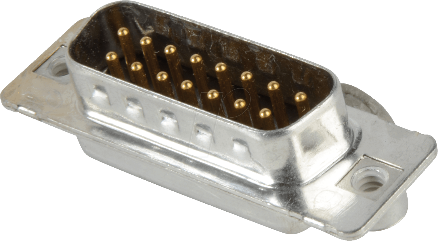 D-SUB ST 15 CGK - D-SUB-Stecker,15-polig, Lötkelch,gedr. Kontakte