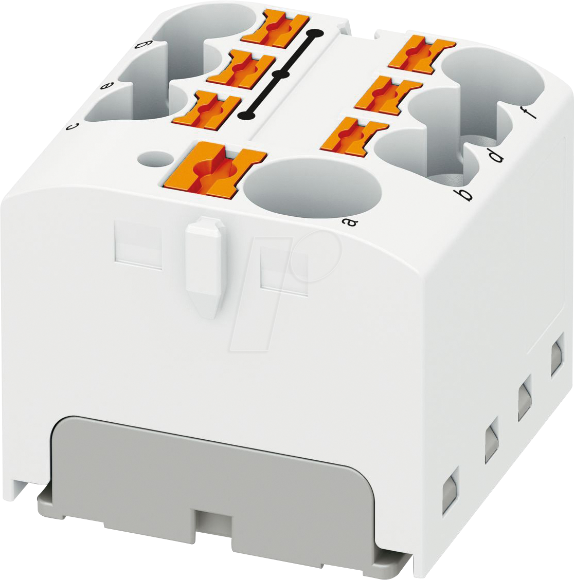 PHOE 3273868 - Verteilerblock PTFIX, 10/6X4, weiß
