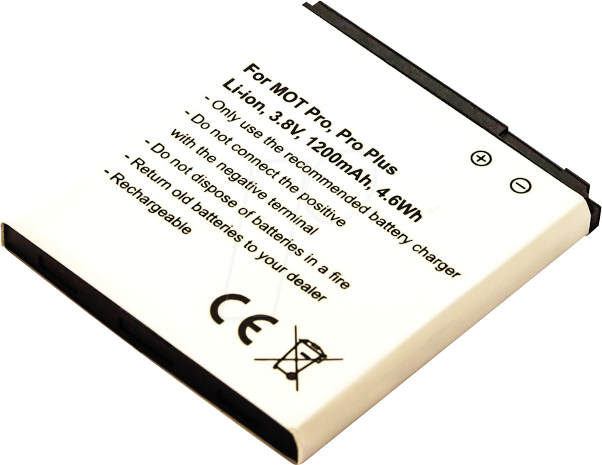 AKKU 10675 - Smartphone-Akku für Motorola-Geräte, Li-Ion, 1200 mAh