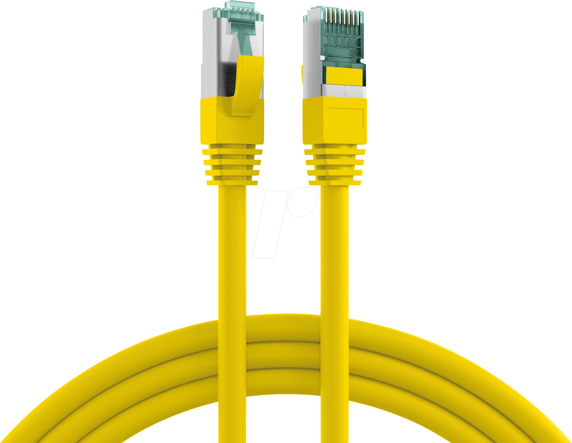 Thumbnail - EFB MK600115Y - RJ45 Patchkabel Cat.6a S/FTP LSZH gelb 15 m