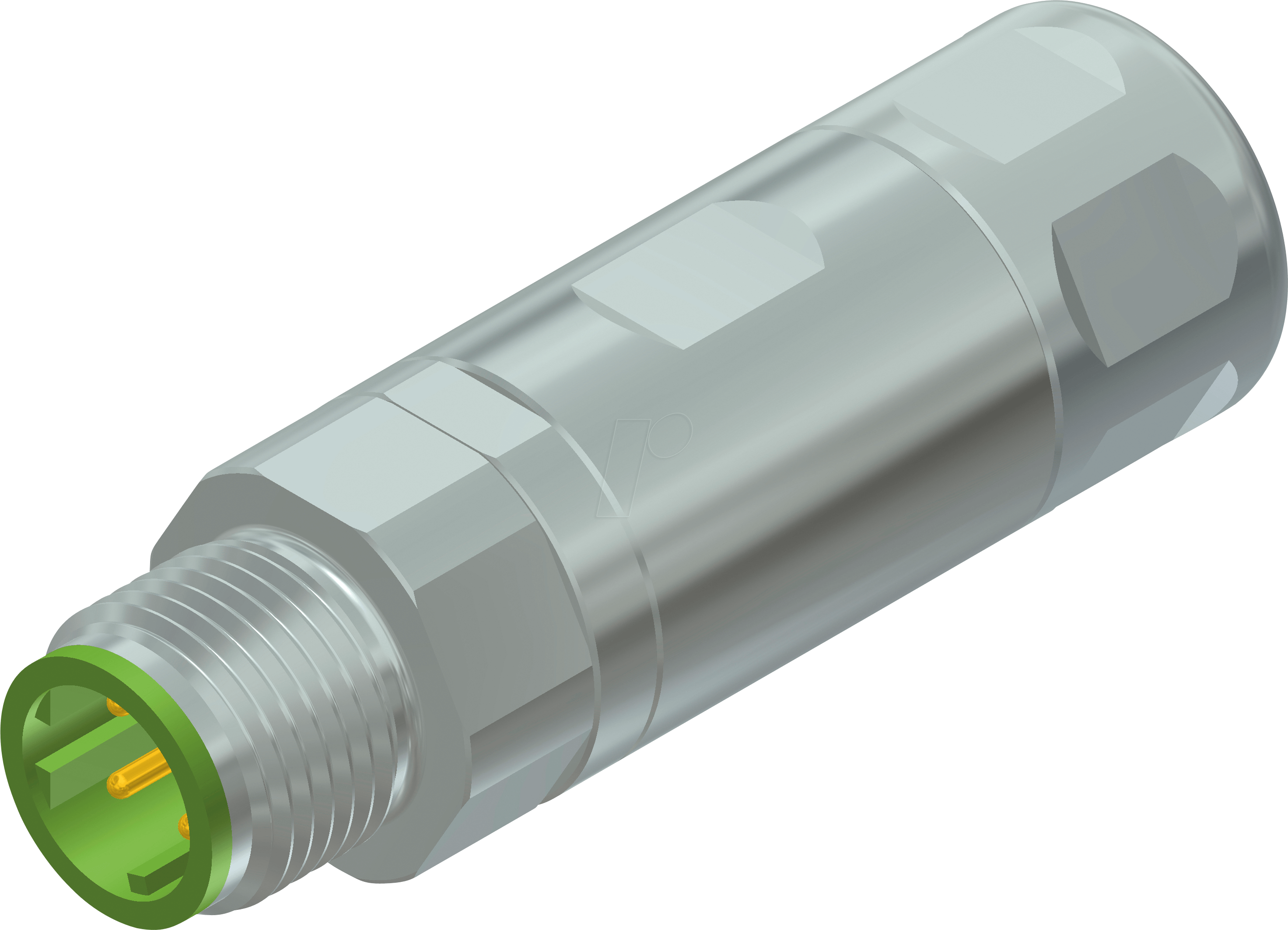 CONEC 43-00417 - SAL M 12, 4-pol, Stecker, gerade