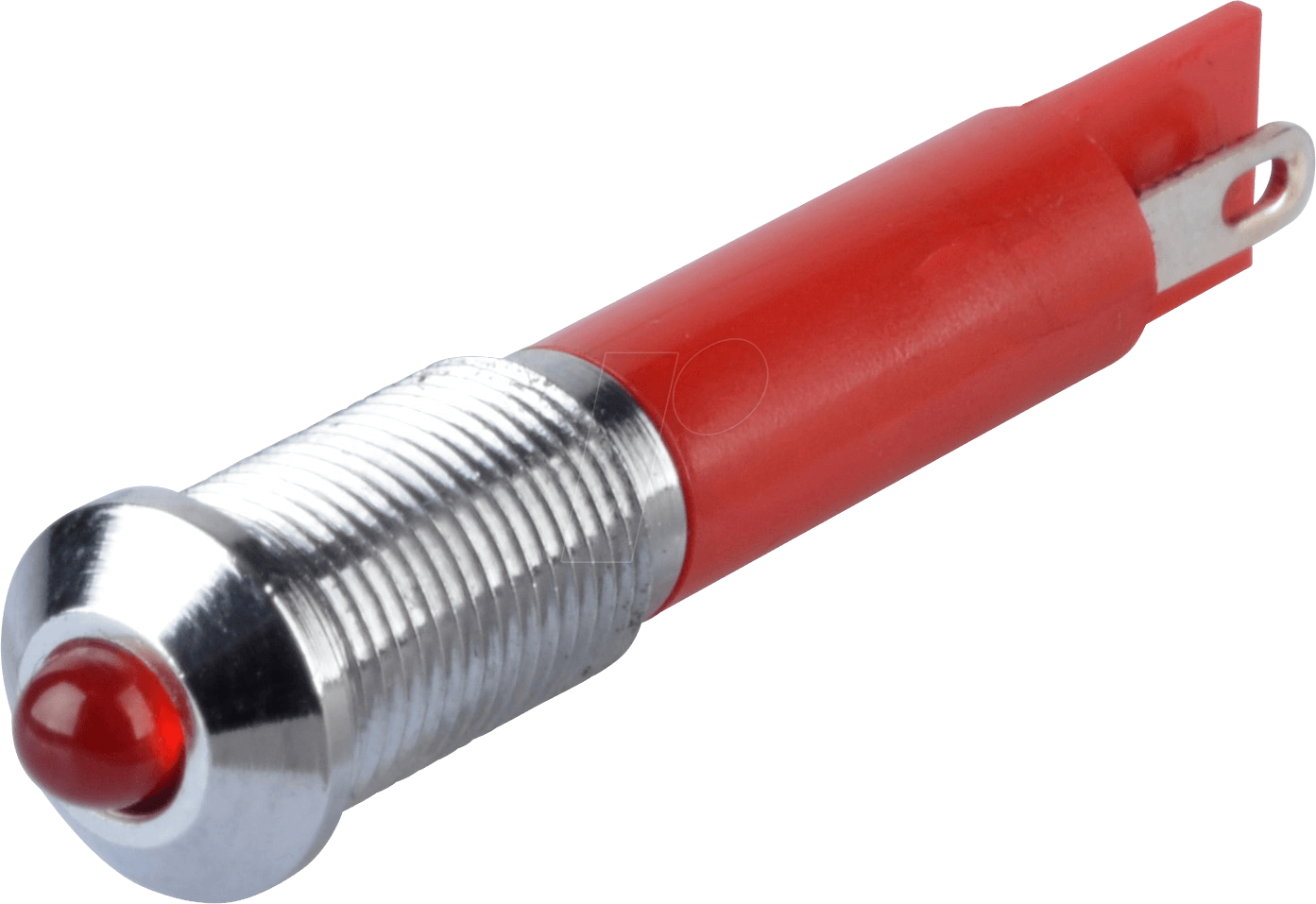 Thumbnail - APM Q6P1C R12E - LED-Signalleuchte, rot, 12 V, Ø 6 mm, vorstehend, FASTON
